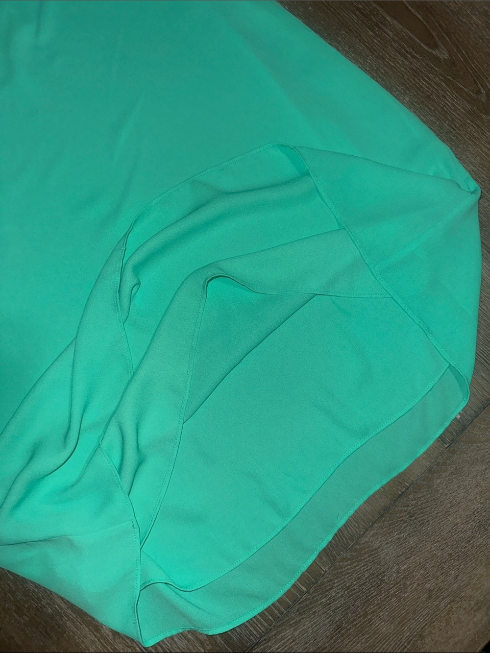 Lilly Pulitzer Teal Ruffle Neck Shift Dress XXS Preppy Resort Mini Dress - Picture 10 of 10